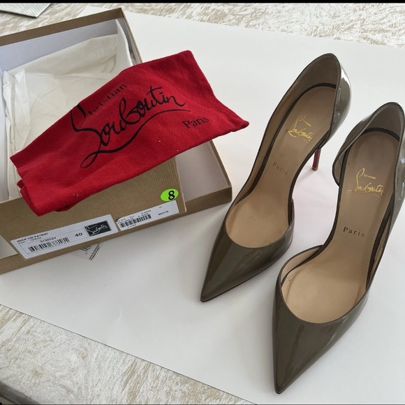 Christian Louboutin Shoes - Christian Louboutin Green Heels Elegant Design